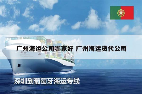 广州海运公司哪家好 广州海运货代公司