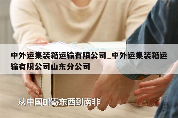 中外运集装箱运输有限公司_中外运集装箱运输有限公司山东分公司