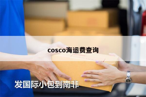 cosco海运费查询