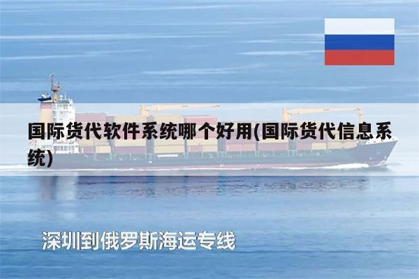 国际货代软件系统哪个好用(国际货代信息系统)